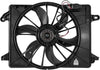 OEM-RF-0066 Factory Style Radiator Cooling Fan Assembly Cooling Efficiency Improved Direct Replacement [Compatible with 09-18 Challenger/Charger] Black