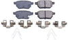 17-1423, Z17 Rear Ceramic Brake Pads with Hardware