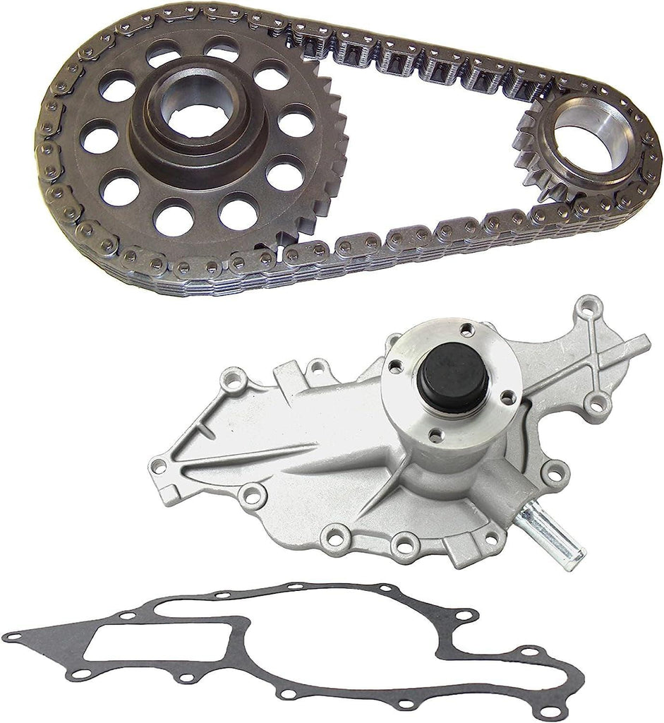 DNJ TK4045WP TIMING KIT with WATER PUMP for 91-08 FORD, MAZDA / V6 / 3.0L / 182 OHV 12V VULCAN