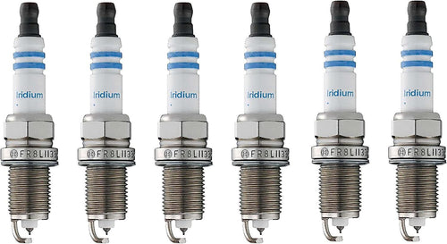 Premium OE Fine Wire Set of 6 Double Iridium Spark Plugs for Acura Honda Mazda