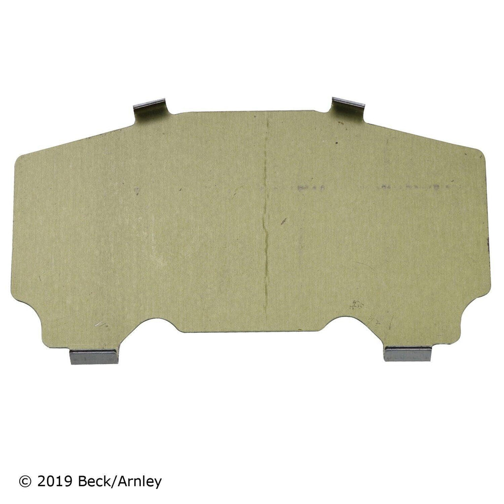Beck Arnley Front Disc Brake Pad Set for Tacoma, 4Runner, Pickup (089-1391)