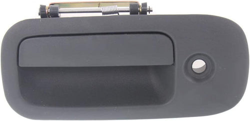 for GMC Savana 3500 Exterior Door Handle Front, Driver Side Textured Gray (1996-2002) | with Key Hole | Trim: Base/Sle | GM1310143 | 15167641