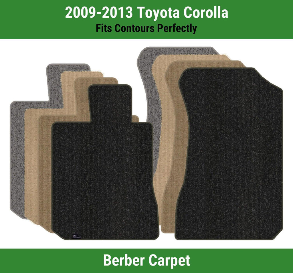 Lloyd Berber Front Row Carpet Mats for 2009-2013 Toyota Corolla