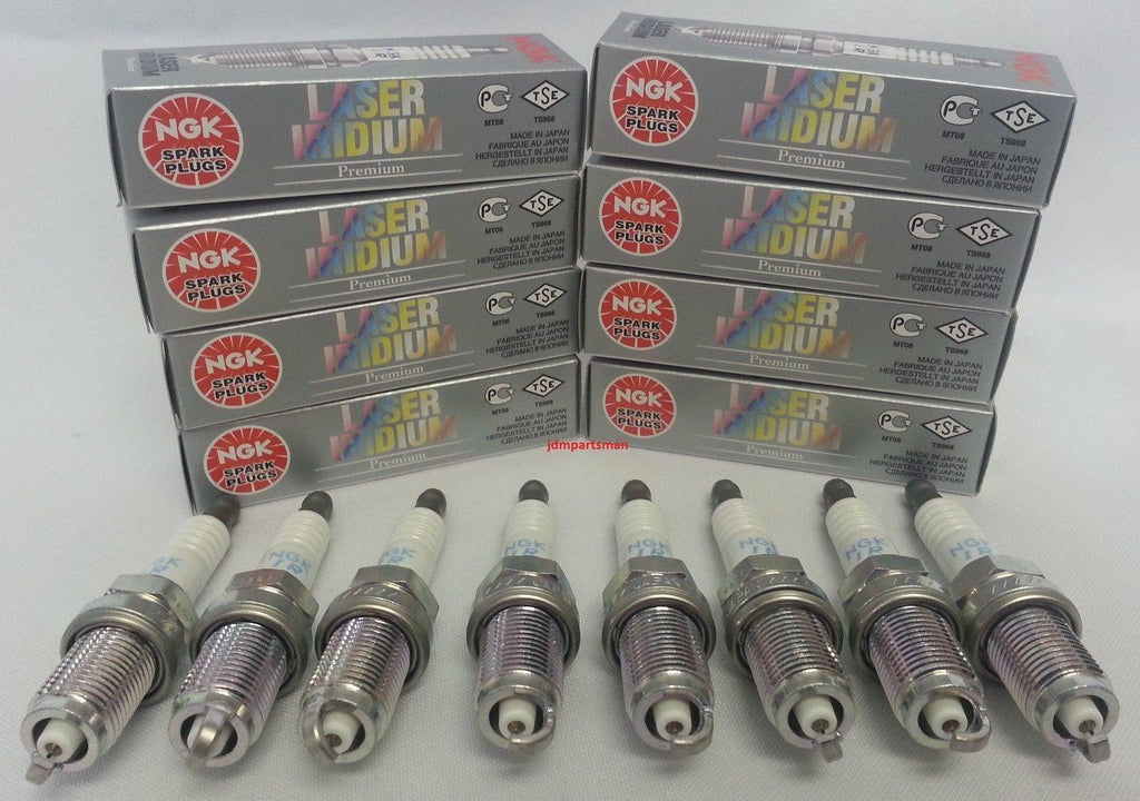 For Set of 8 NGK IFR5N10 Laser Iridium Spark Plugs Land Rover & Jaguar