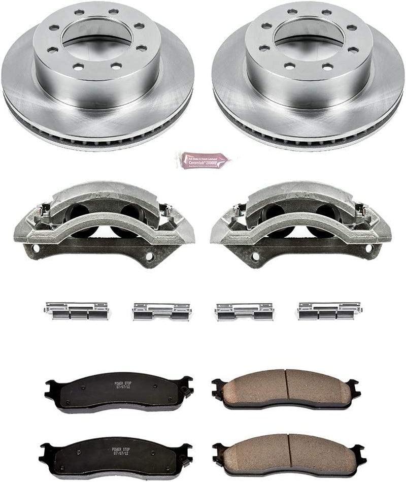 KCOE2203 Autospecialty 1-Click OE Replacement Brake Kit with Calipers