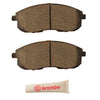 Front Disc Brake Pad Set for Sentra, Juke, Cube, Altima, Versa+More (P56065N)