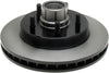 Gold 18A503 Black Hat Front Disc Brake Rotor and Hub Assembly