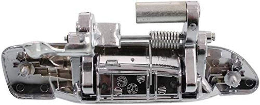 Front and Rear Exterior Door Handle Set of 4 Compatible with 2001-2005 Honda Civic Chrome Driver and Passenger Side
