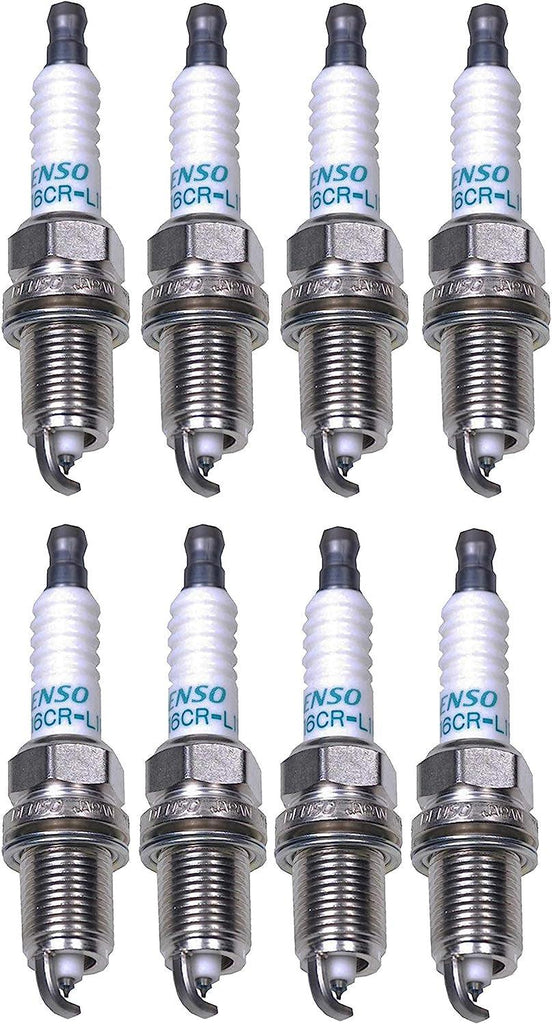 Denso Set of 8 Iridium Long Life Spark Plugs Gap 0.044 for Dodge Jeep 4.7 V8