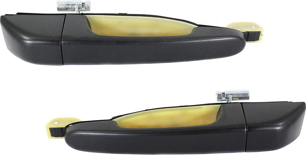 Rear Exterior Door Handle Set of 2 Compatible with 2006-2012 Kia Sedona, Fits 2007-2008 Hyundai Entourage Primed Side Sliding Door Driver and Passenger Side