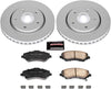 CRK3118 Coated Brake Rotor & Ceramic Brake Pads- Front