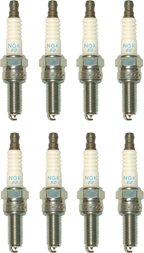 NGK Set 8 Laser Platinum Spark Plugs 0.028 for Maserati Granturismo Quattroporte