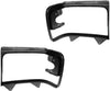 Headlight Trim Bezels Black LH & RH Pair Set for Ford Bronco F150 F250 F350 F450