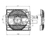 TYC A/C Condenser Fan Assembly for 525I, 530I, 540I, 528I 611240