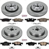 KOE7136 Autospecialty Front and Rear Replacement Brake Kit-Oe Brake Rotors & Ceramic Brake Pads
