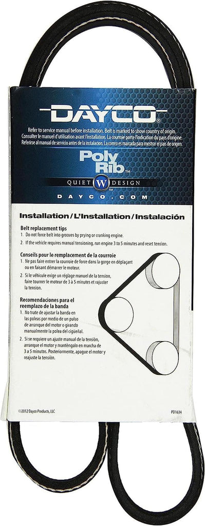 5060408 Serpentine Belt , Black