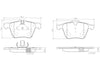 Brembo Front Disc Brake Pad Set for F-Type, XJ, XF (P36028N)