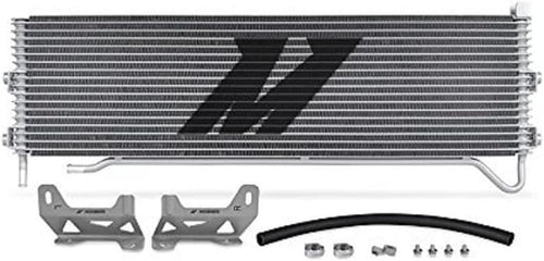 MMTC-F2D-08SL Transmission Cooler Compatible with Ford 6.4 Powerstroke 2008-2010 Silver