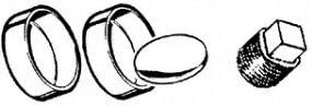 Dorman 567-001 Gm Brass Expansion Plug Kit, 15 Expansion Plugs, 5 Pipe Plugs Compatible with Select Models, 20 Pack