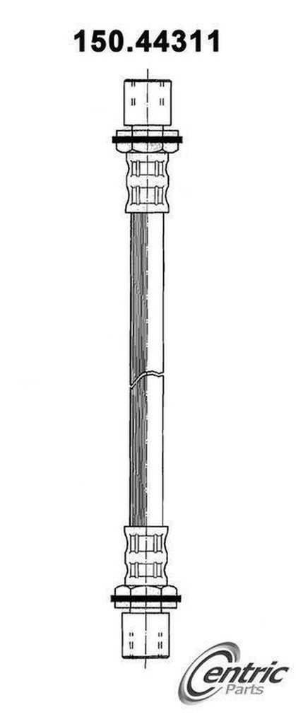 Centric Brake Hydraulic Hose for Cressida, Celica 150.44311