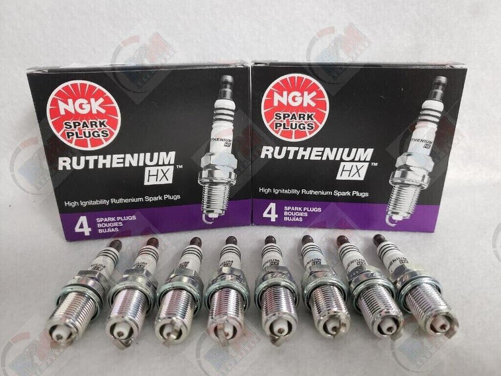 NGK RUTHENIUM HX Spark Plugs TR5AHX 94567 Set of 8