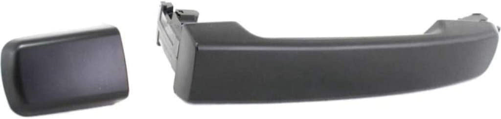 for Nissan Quest Exterior Door Handle Rear, Driver or Passenger Side Smooth Black (2004-2009) | Trim:All Submodels