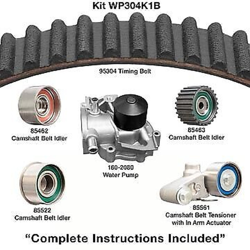 Dayco Engine Timing Belt Kit with Water Pump for 03-05 Forester WP304K1B