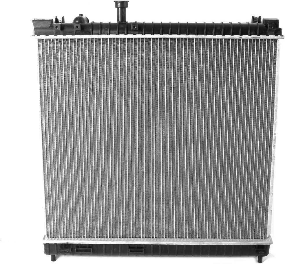 OEM-RA-2691 OE Style Aluminum Core Radiator Compatible with 04-10 QX56/05-15 Armada AT,26-3/4" W X 23-1/2" H X 1-1/4" D,1-1/2" Inlet/ 1-1/2" Outlet
