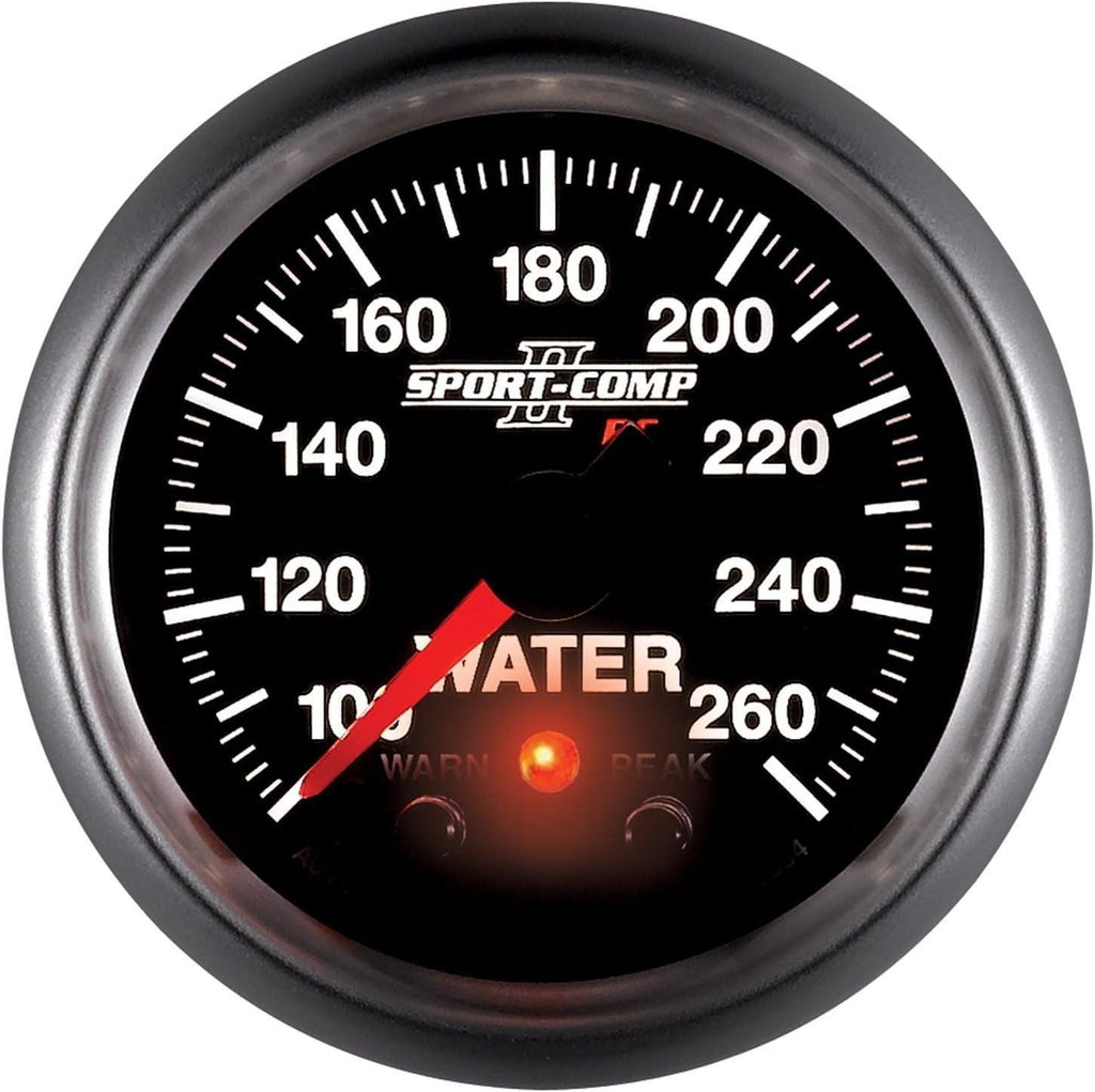 3654 2-1/16" 100- 260 Degree F Full Sweep Electric Water Temperature Gauge