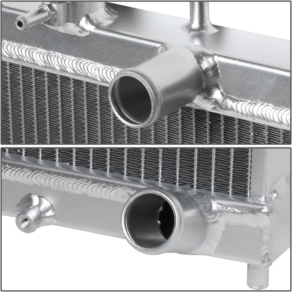 RA-HC92-32-1 1-Row Aluminum Core Radiator Compatible with 92-00 Honda Civic/Del Sol MT