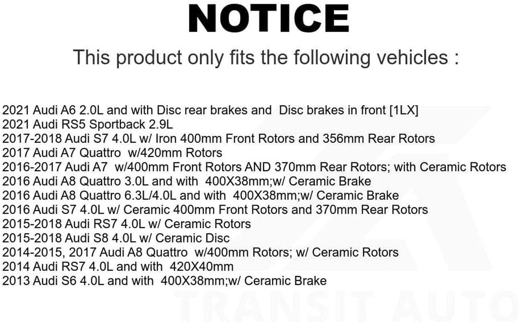 Mpulse Front Disc Brake Pads Wear Sensor SEN-2BWS0243 for Audi A6 Quattro A7 A8 S6 S7 RS5 RS7 S8 Sportback