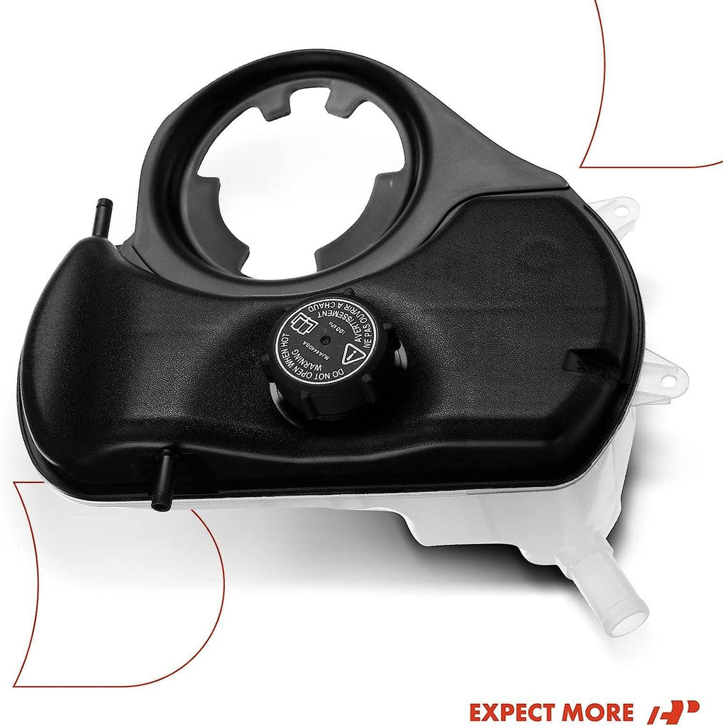 A-Premium Engine Coolant Overflow Recovery Reservoir Tank [With Cap] Compatible with Jaguar 2002 2003 2004 2005 2006 2007 2008, [2.5L 3.0L], Replace# C2S46861