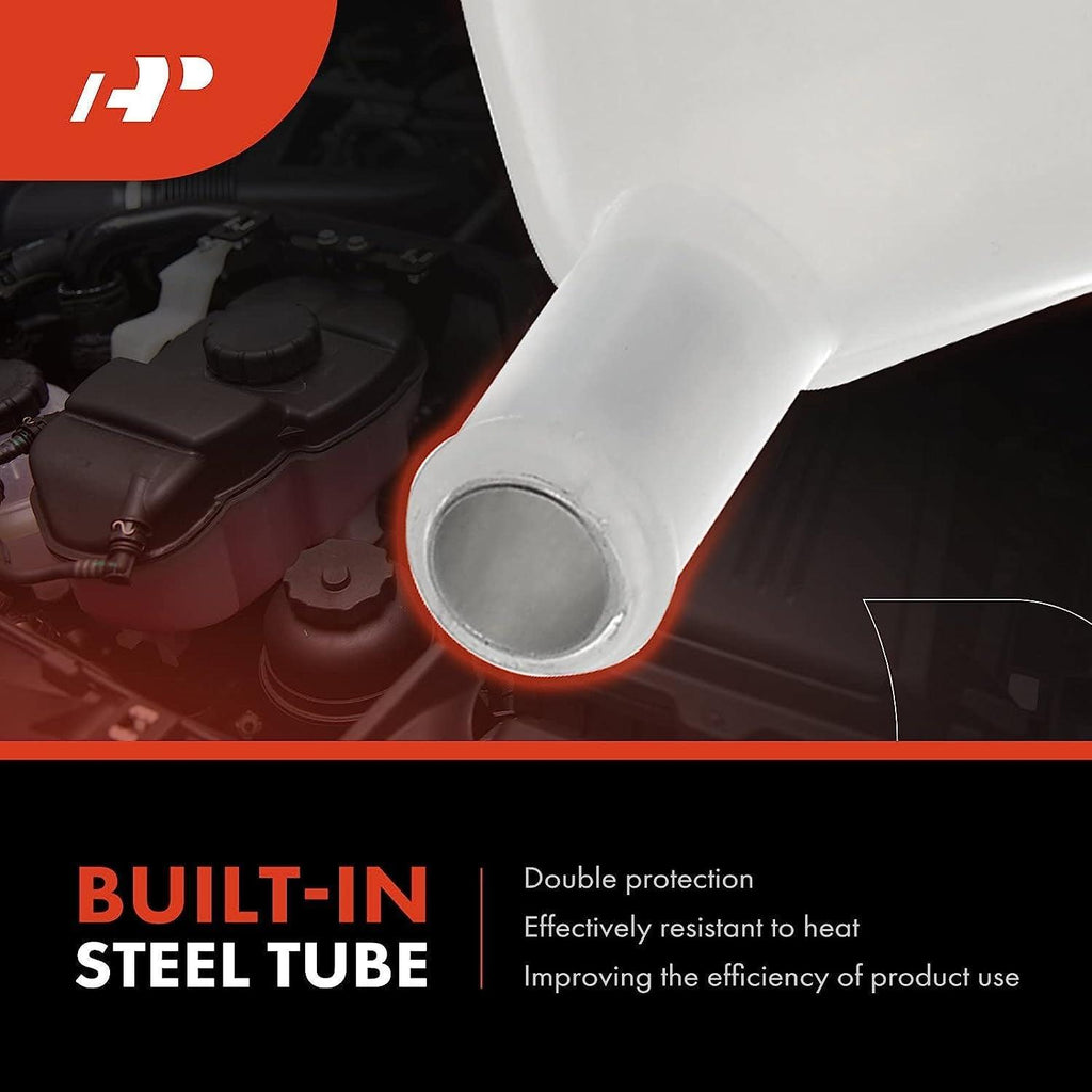 A-Premium Engine Coolant Overflow Reservoir Tank Compatible with Chrysler, Dodge Models - for 300, Charge, Challenger, Magnum - [2.7L 3.5L 5.7L 6.1L, W/Cap] - Replaces for # 4596466AG, 55116897AA