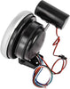 5” Tachometer | White Face with Silver Bezel | 0-10,000 RPM Range | Super-Bright LED Shift Light | One-Touch Peak RPM Recall | Mounting Bracket Included