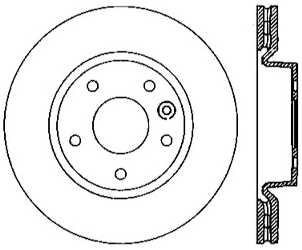 Centric Front Disc Brake Rotor for Land Rover (121.22011)
