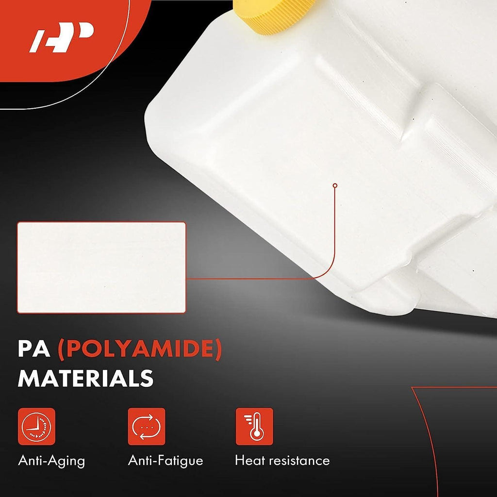 A-Premium Engine Coolant Overflow Recovery Reservoir Tank [With Cap] Compatible with Honda Civic 2006 2007 2008 2009 2010 2011, [4Cyl 1.3L 1.8L 2.0L]