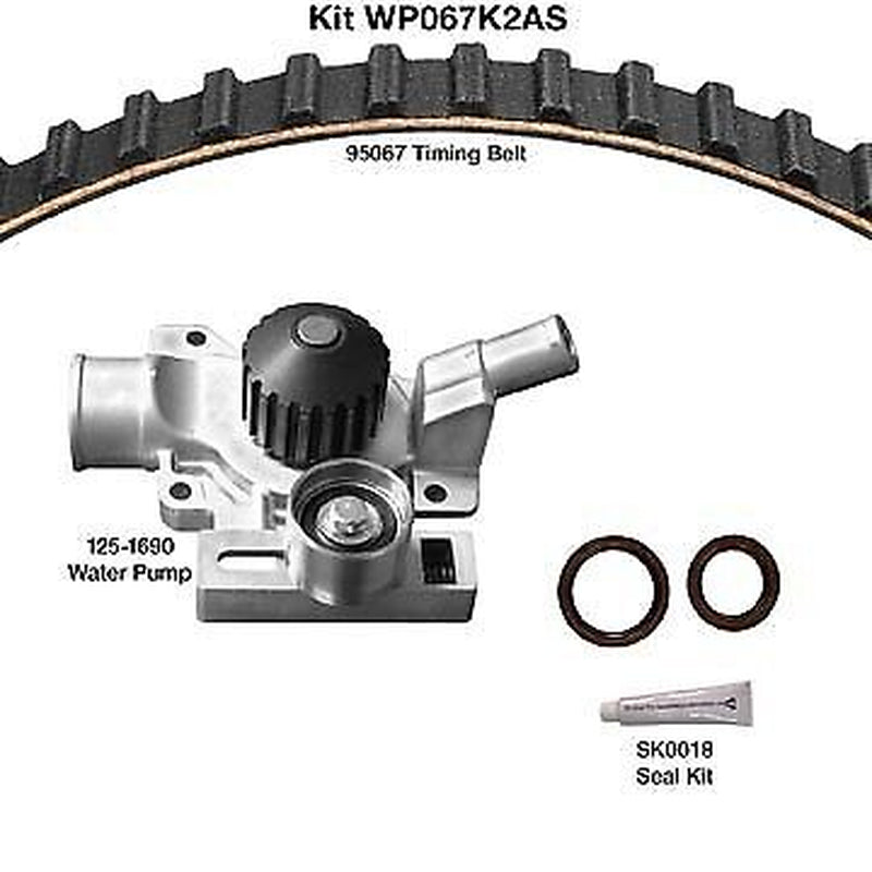 Dayco Engine Timing Belt Kit with Water Pump for Escort, Tracer WP067K2AS