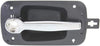 for International Prostar Exterior Door Handle Front, Driver Side Black Bezel with Chrome Lever (2008-2011) | with Key Hole| Trim: Base/Pro La647/Pro LF647