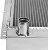 3 Core Manual Transmission 20" Driver/Left Side Radiator Compatible with Ford Mustang/Falcon V8 1969-1970