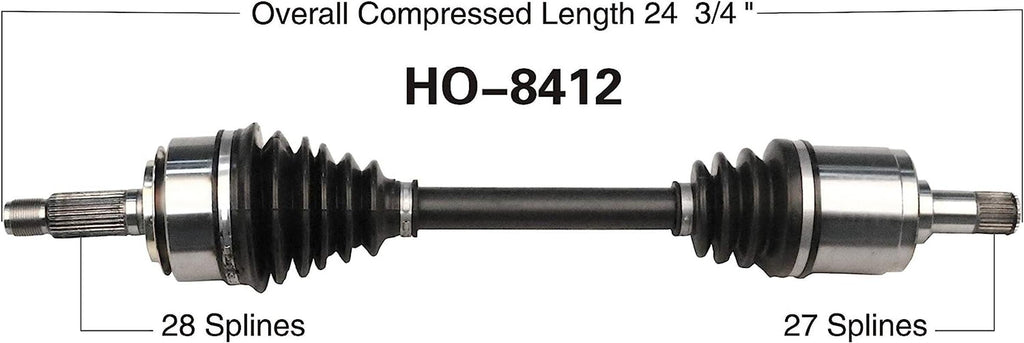 HO-8412 CV Axle