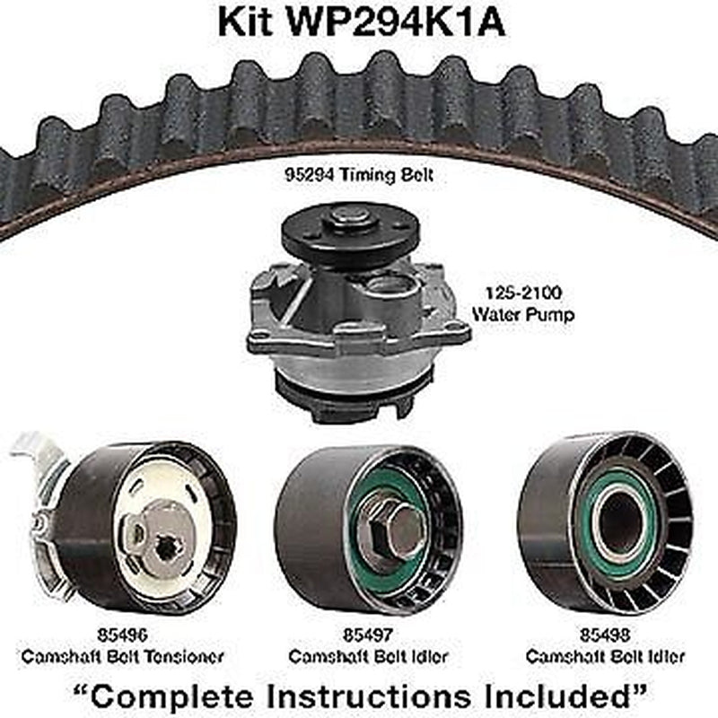 Engine Timing Belt Kit with Water Pump for Contour, Escort, Cougar+More WP294K1A