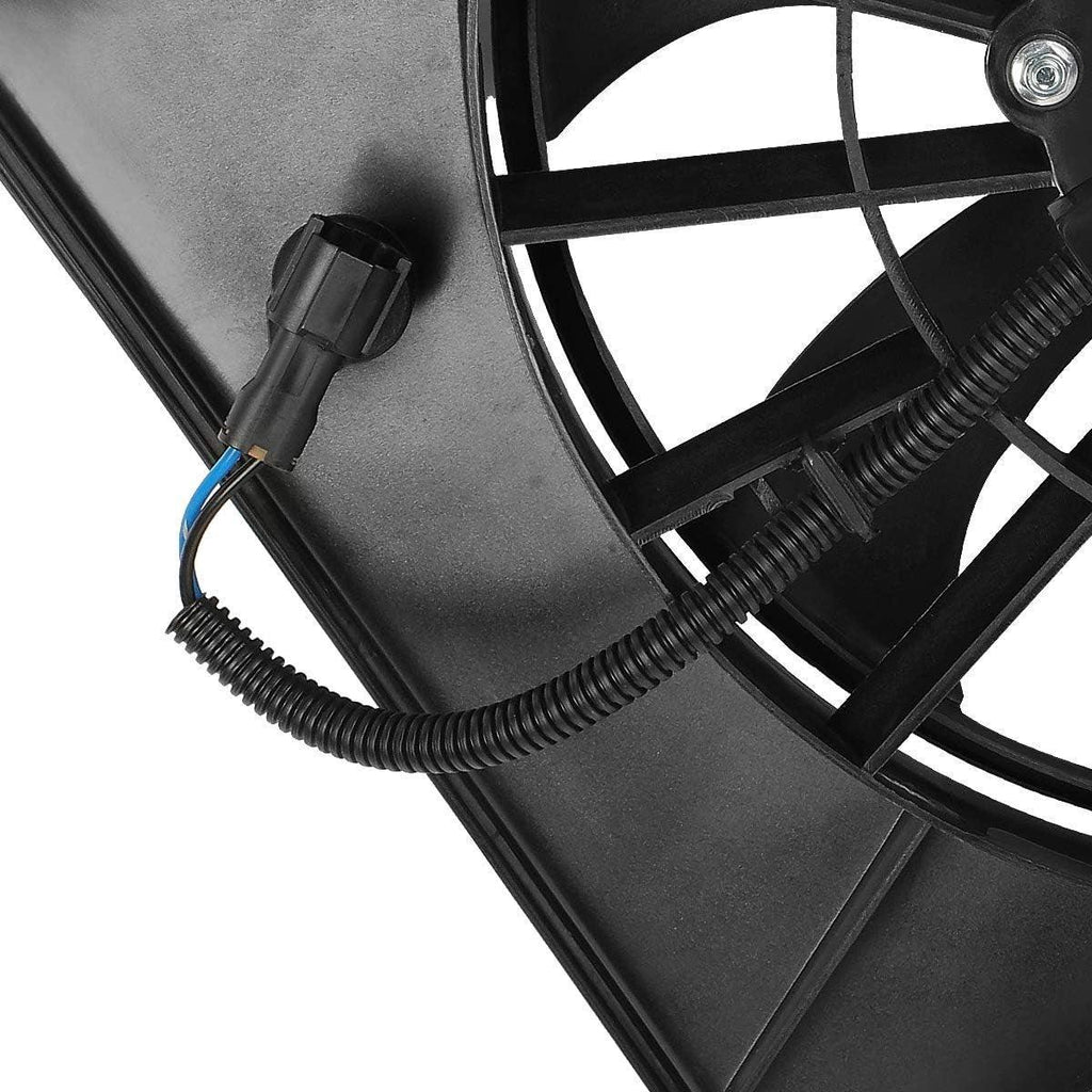 OEM-RF-0035 Factory Style Radiator Cooling Fan Assembly Cooling Efficiency Improved Direct Replacement [Compatible with 02-05 Sedona]