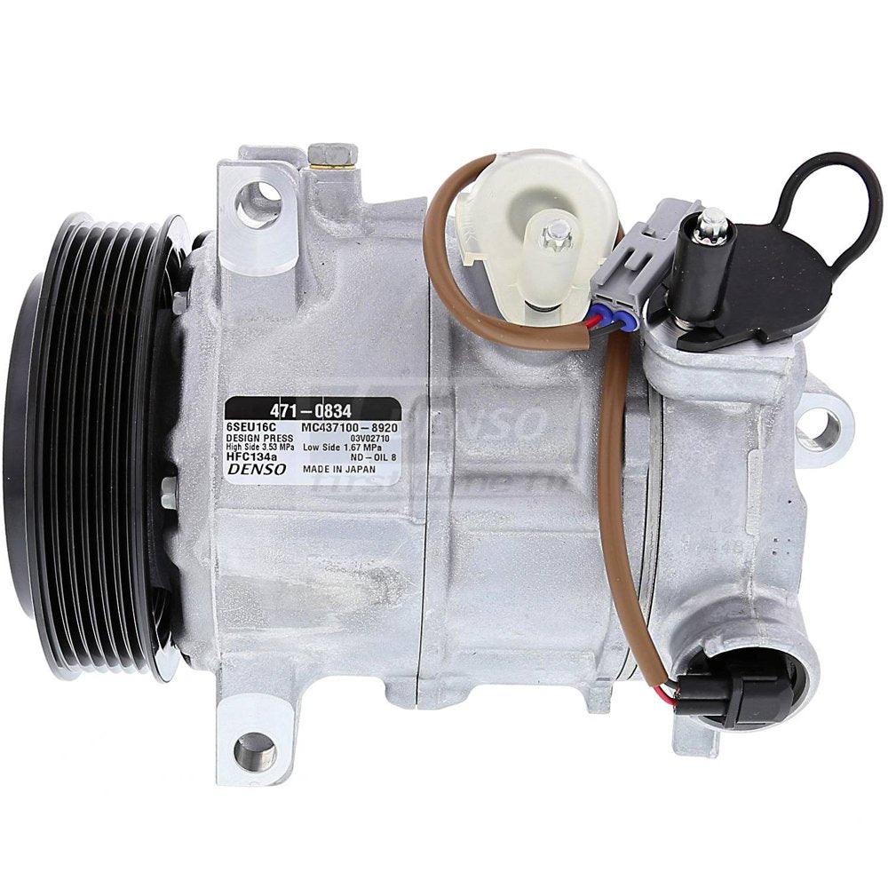 471-0834 New AC Compressor with Clutch, 1 Pack