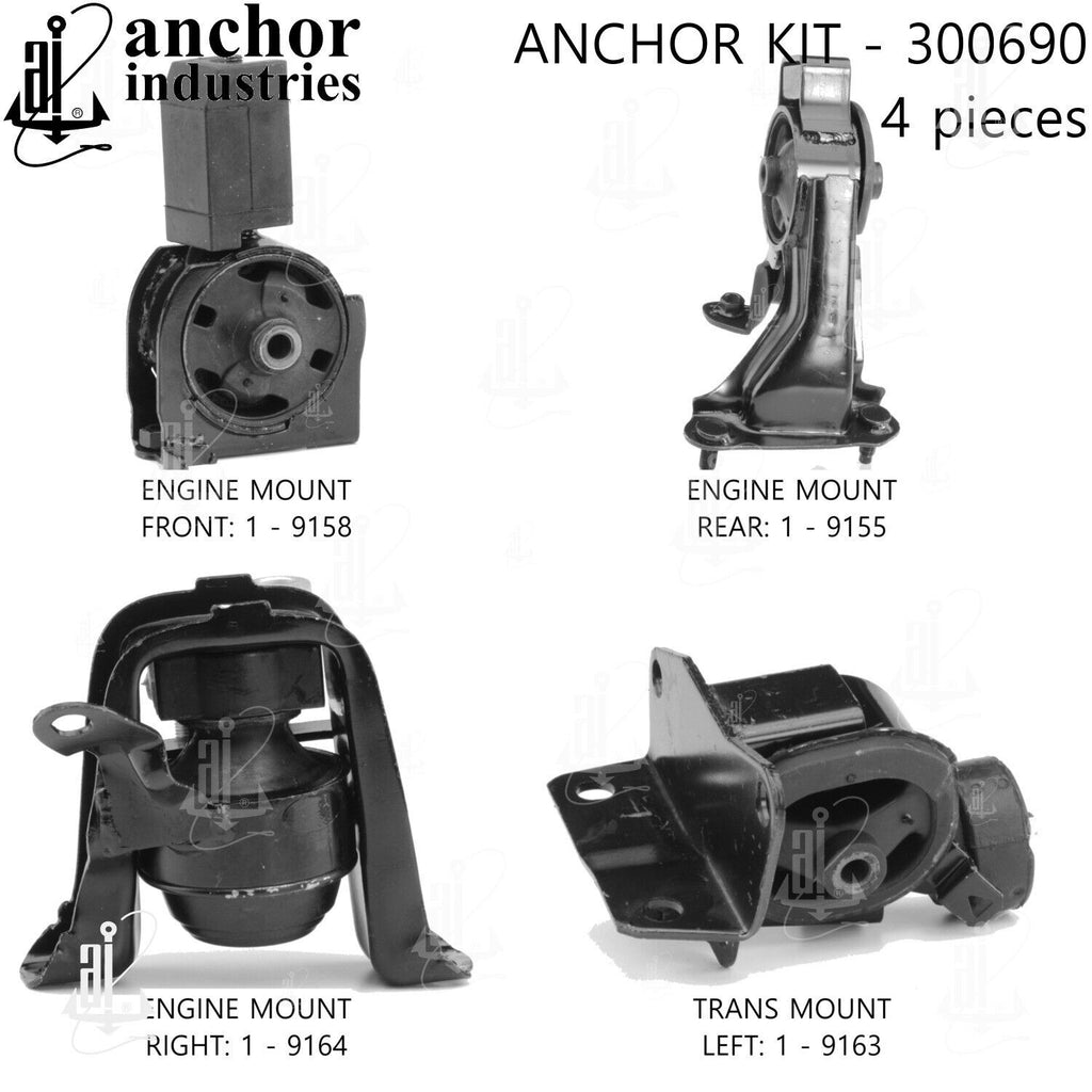 Anchor Engine Mount Kit for Vibe, Corolla, Matrix 300690