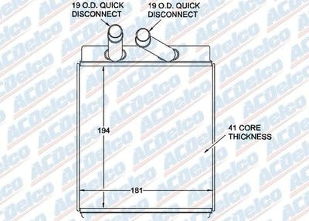 15-62544 Heater Core