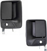 2Pc Front outside Exterior Door Handle Kit Set Black for Ford Super Duty