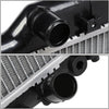 OEM-RA-2574 1-Row Factory Style Aluminum Core Cooling Radiator Compatible with 02-05 Civic Si 2.0L, 25-15/16" W X 13-3/4" H X 1" D,1-5/16" Inlet, 1-5/16" Outlet