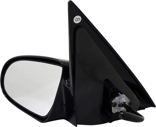 Dorman 955-1518 Driver Side Manual Door Mirror Compatible with Select Chevrolet / Geo Models, Black