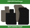 Lloyd Luxe Front Row Carpet Mats for 2008-2010 Ford Escape