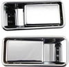 Front Exterior Door Handle Compatible with 1999-2006 Jeep Wrangler (TJ), Set of 2, Driver and Passenger Side